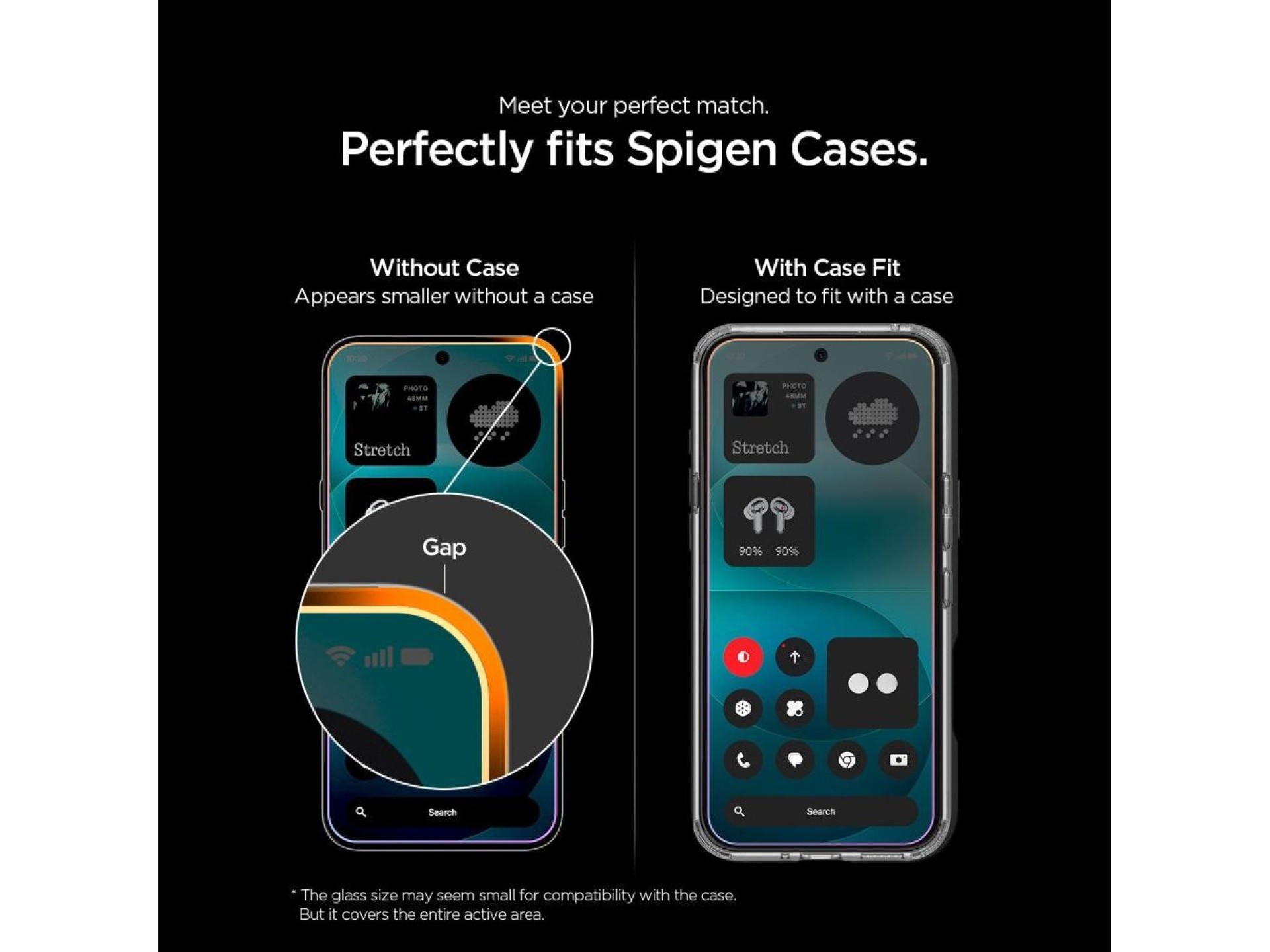 Spigen Glas.tR EZ Fit Pro Paquete de 2 protectores de pantalla de vidrio templado para iPhone 4A Pro