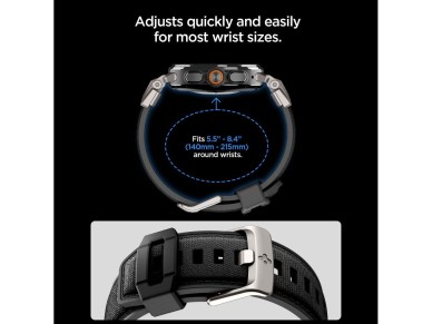 Spigen DuraPro Armor Samsung Galaxy Watch Ultra 47mm Strap - Black Spigen DuraPro Armor Samsung Galaxy Watch Ultra 47mm Strap - Black