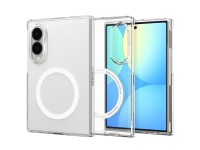 Funda Spigen AirSkin MagFit MagSafe para Samsung Galaxy Z Fold 8 - Transparente y blanca