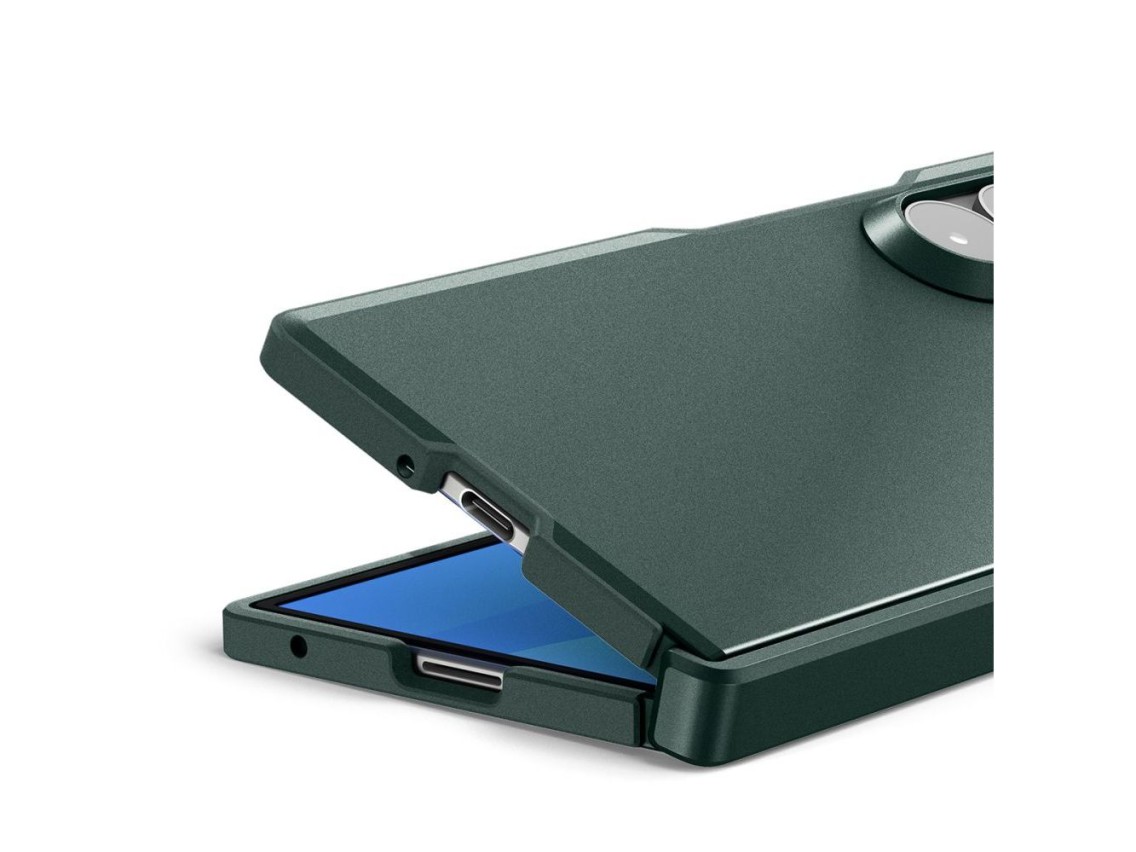 Capa Spigen Tough Armor Pro MagFit MagSafe para Samsung Galaxy Z Fold 8 Ultra - Verde Escuro