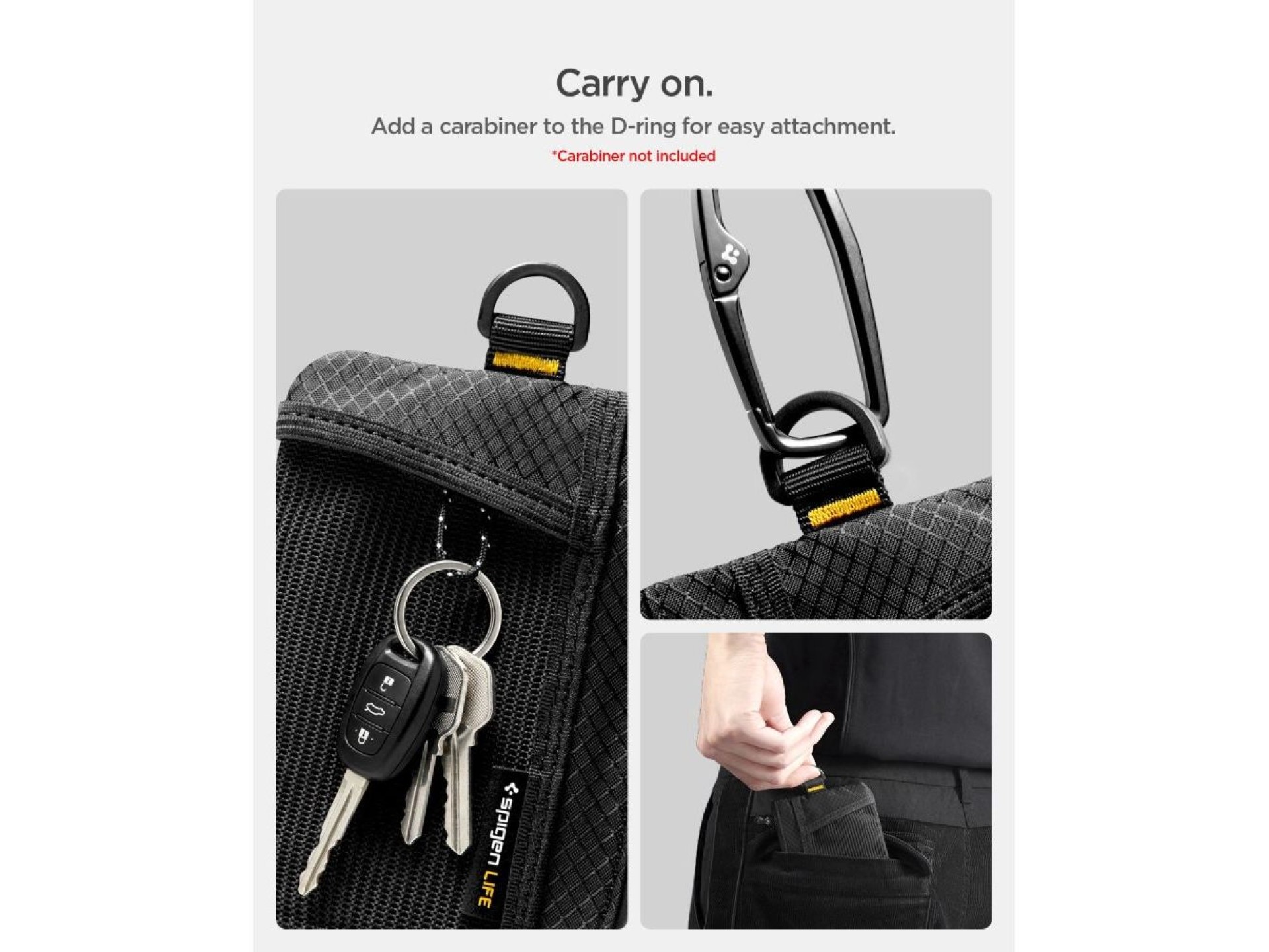 Spigen LF300 RFID Wallet - Black