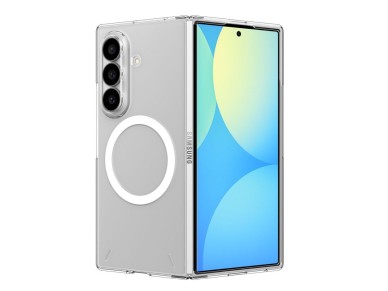 Capa Spigen AirSkin MagFit para Samsung Galaxy Z Fold 8 Ultra - Transparente e Branca Capa Spigen AirSkin MagFit para Samsung Galaxy Z Fold 8 Ultra - Transparente e Branca