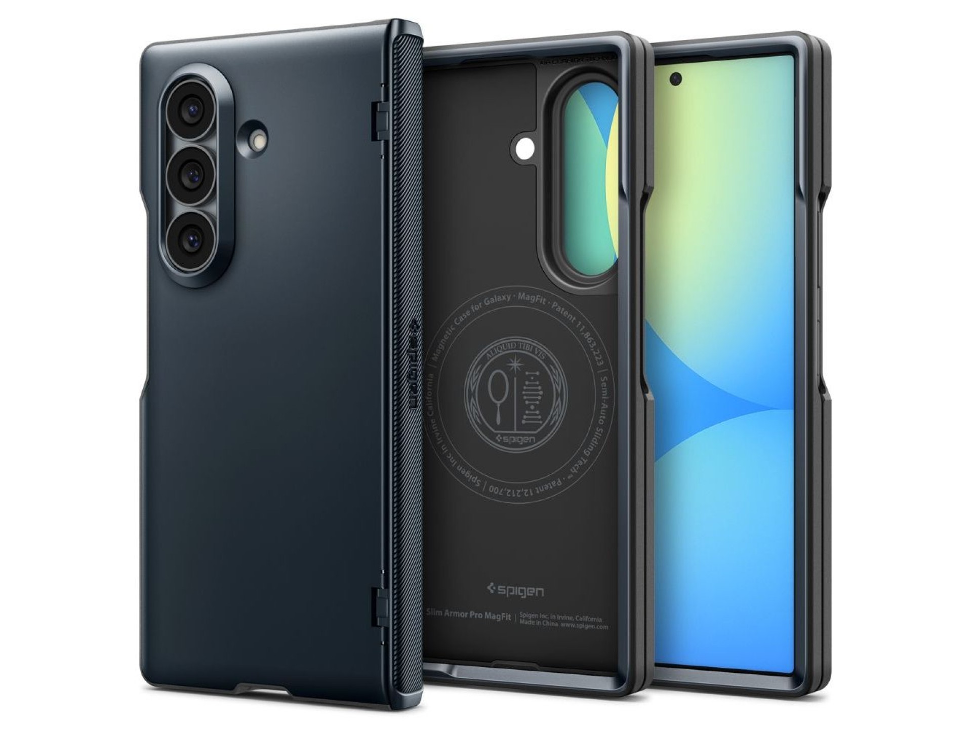 Spigen Slim Armor Pro Magsafe Case for Samsung Galaxy Z Fold 8 Ultra - Dark Gray