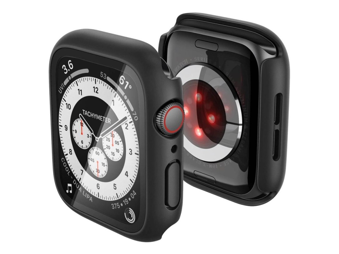 Spigen Thin Fit 360 Case for Apple Watch 44mm - Black