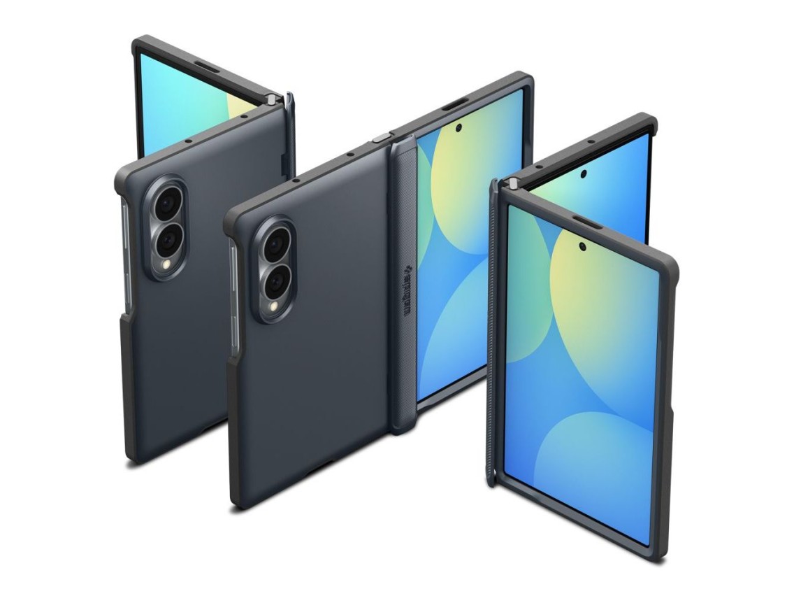 Capa Spigen Slim Armor Pro Magsafe para Samsung Galaxy Z Fold 8 - Cinza Escuro