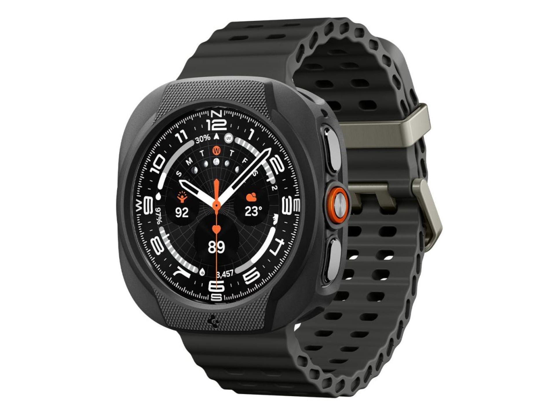 Capa Spigen Liquid Air para Samsung Galaxy Watch Ultra 47mm - Preta