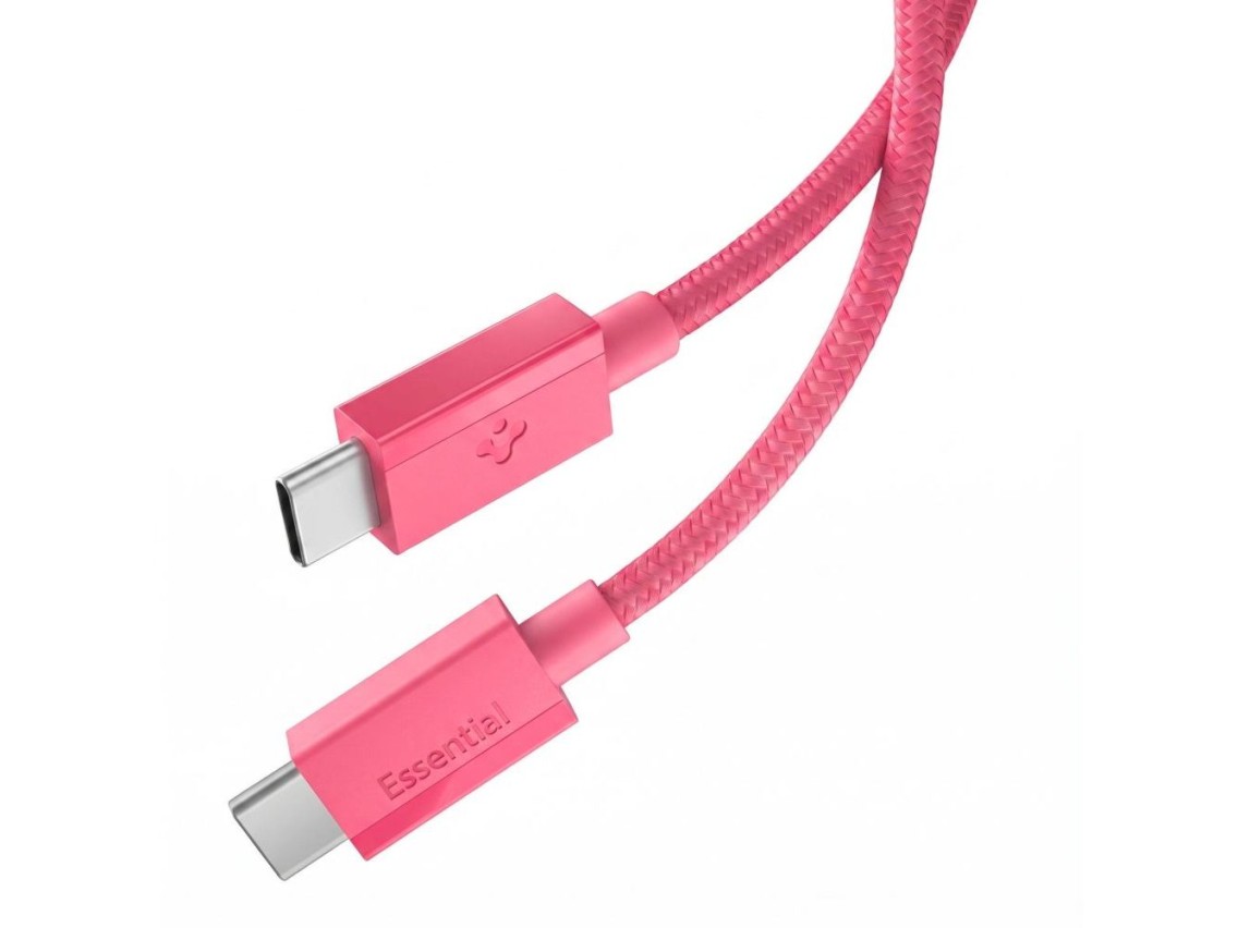 Spigen Essential EB6015CC USB-C Cable 60W 100 cm - Pink