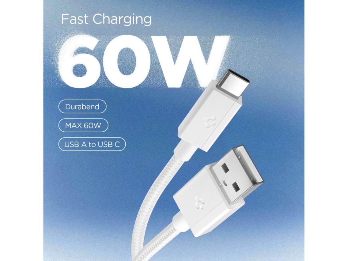 Spigen Essential EB6015AC USB-C Cable 60W 150 cm - White