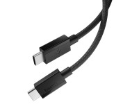 Cable USB-C Spigen Essential EB6015CC de 60 W y 150 cm - Negro
