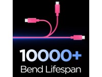 Spigen Essential EB6015CC USB-C Cable 60W 100 cm - Pink Spigen Essential EB6015CC USB-C Cable 60W 100 cm - Pink