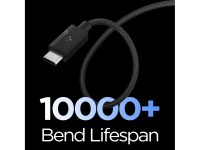 Spigen Essential EB6015CC USB-C Cable 60W 150 cm - Black Spigen Essential EB6015CC USB-C Cable 60W 150 cm - Black