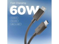 Spigen Essential EB6015CC USB-C Cable 60W 150 cm - Dark Gray Spigen Essential EB6015CC USB-C Cable 60W 150 cm - Dark Gray