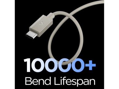 Cable USB-C Spigen Essential EB6015CC de 60 W y 150 cm - Titanio Cable USB-C Spigen Essential EB6015CC de 60 W y 150 cm - Titanio