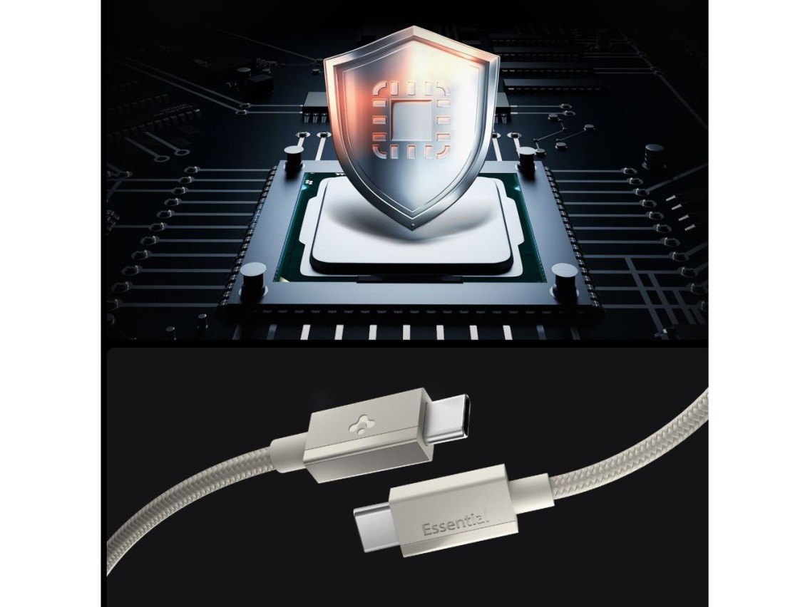 Spigen Essential EB6015CC USB-C Cable 60W 150 cm - Titanium