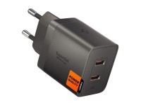 Spigen Essential EE472EU-GAN 2-Port 47W Wall Charger - Dark Gray