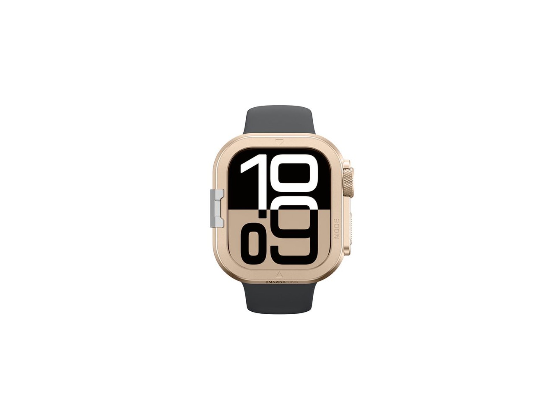 AmazingThing Titan Pro Metal Case for Apple Watch 11 46mm Aluminum - Gold