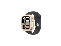 Capa met�lica AmazingThing Titan Pro para Apple Watch 11 46mm em alum�nio - Dourada