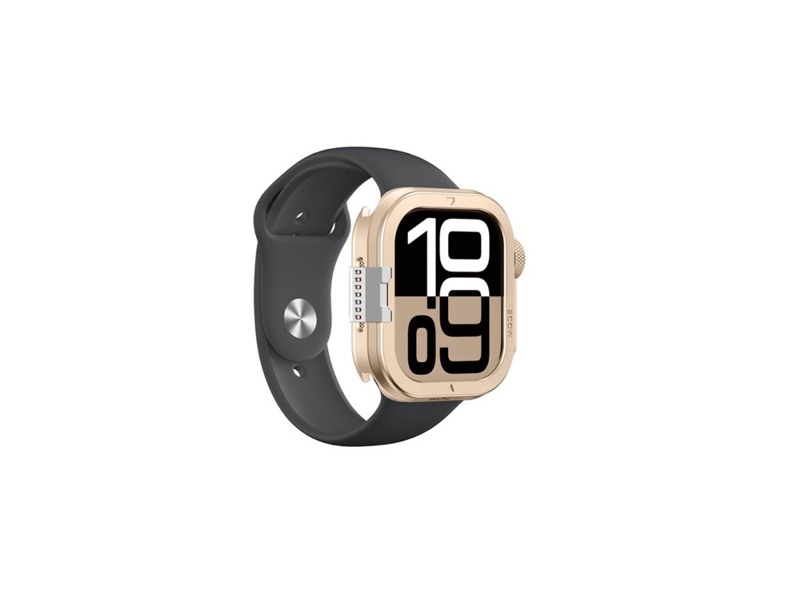 AmazingThing Titan Pro Metal Case for Apple Watch 11 46mm Aluminum - Gold