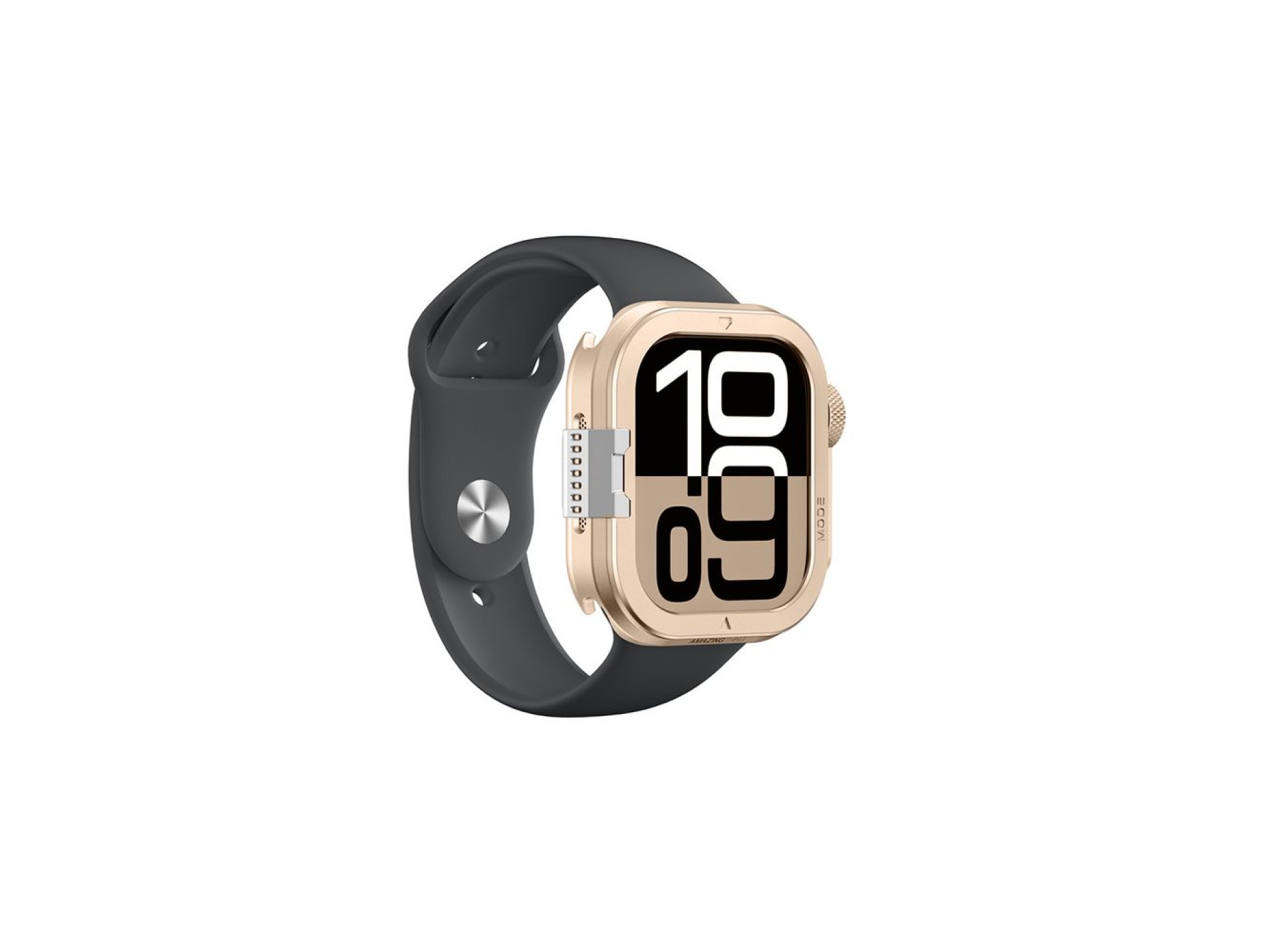 AmazingThing Titan Pro Metal Case for Apple Watch 11 46mm Aluminum - Gold
