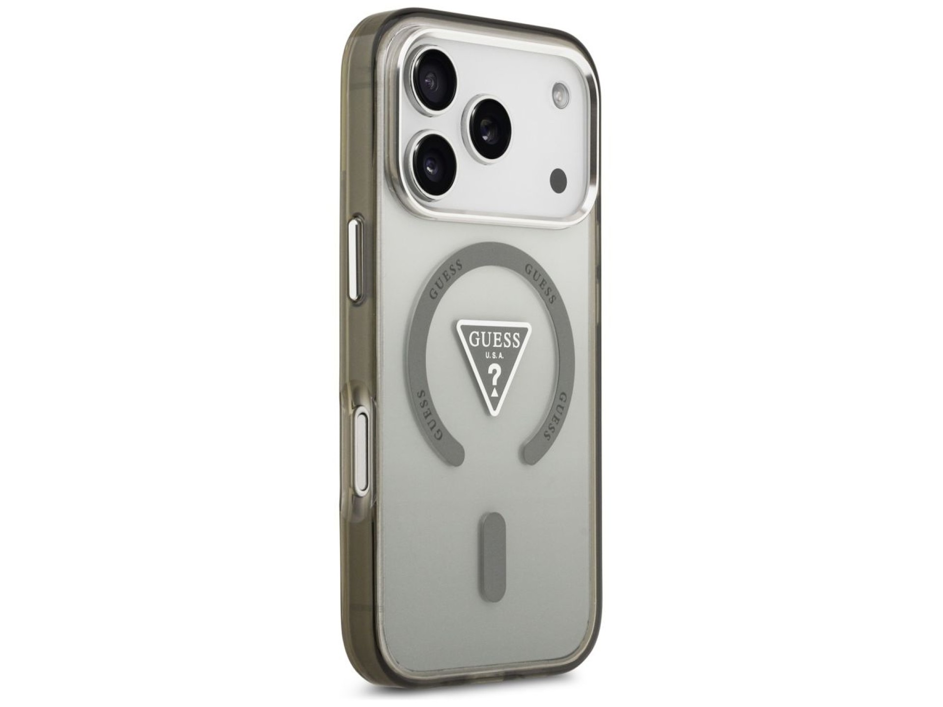 Guess IML Gradient Triangle Logo MagSafe Case for iPhone 17 Pro Max - Green