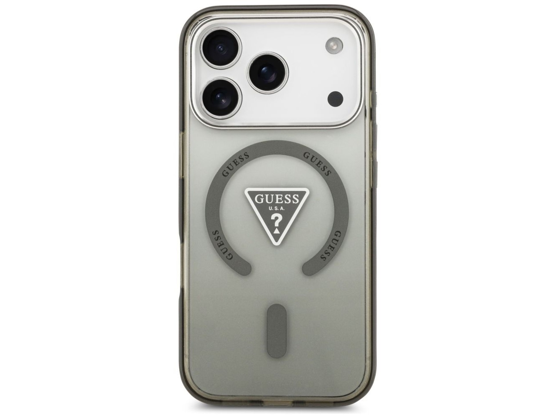 Guess IML Gradient Triangle Logo MagSafe Case for iPhone 17 Pro Max - Green