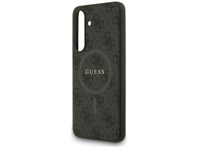 Capa Guess 4G Ring Classic Logo MagSafe para Samsung Galaxy S25 FE - preta Capa Guess 4G Ring Classic Logo MagSafe para Samsung Galaxy S25 FE - preta