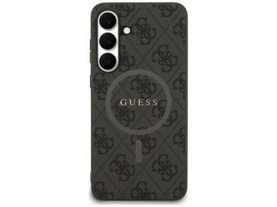 Capa Guess 4G Ring Classic Logo MagSafe para Samsung Galaxy S25 FE - preta Capa Guess 4G Ring Classic Logo MagSafe para Samsung Galaxy S25 FE - preta