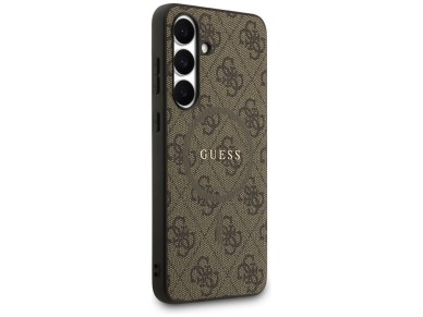 Guess 4G Ring Classic Logo MagSafe case for Samsung Galaxy S25 FE - brown Guess 4G Ring Classic Logo MagSafe case for Samsung Galaxy S25 FE - brown