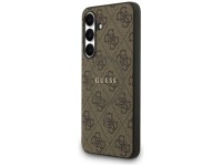 Capa Guess 4G Ring Classic Logo MagSafe para Samsung Galaxy S25 FE - marrom