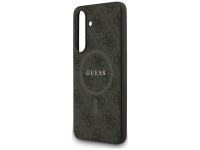Capa Guess 4G Ring Classic Logo MagSafe para Samsung Galaxy S25 FE - preta Capa Guess 4G Ring Classic Logo MagSafe para Samsung Galaxy S25 FE - preta