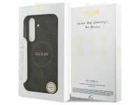 Capa Guess 4G Ring Classic Logo MagSafe para Samsung Galaxy S25 FE - preta Capa Guess 4G Ring Classic Logo MagSafe para Samsung Galaxy S25 FE - preta