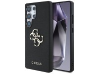 Guess Grained Big 4G Logo Small Classic Logo case for Samsung Galaxy S25 Ultra black Guess Grained Big 4G Logo Small Classic Logo case for Samsung Galaxy S25 Ultra black