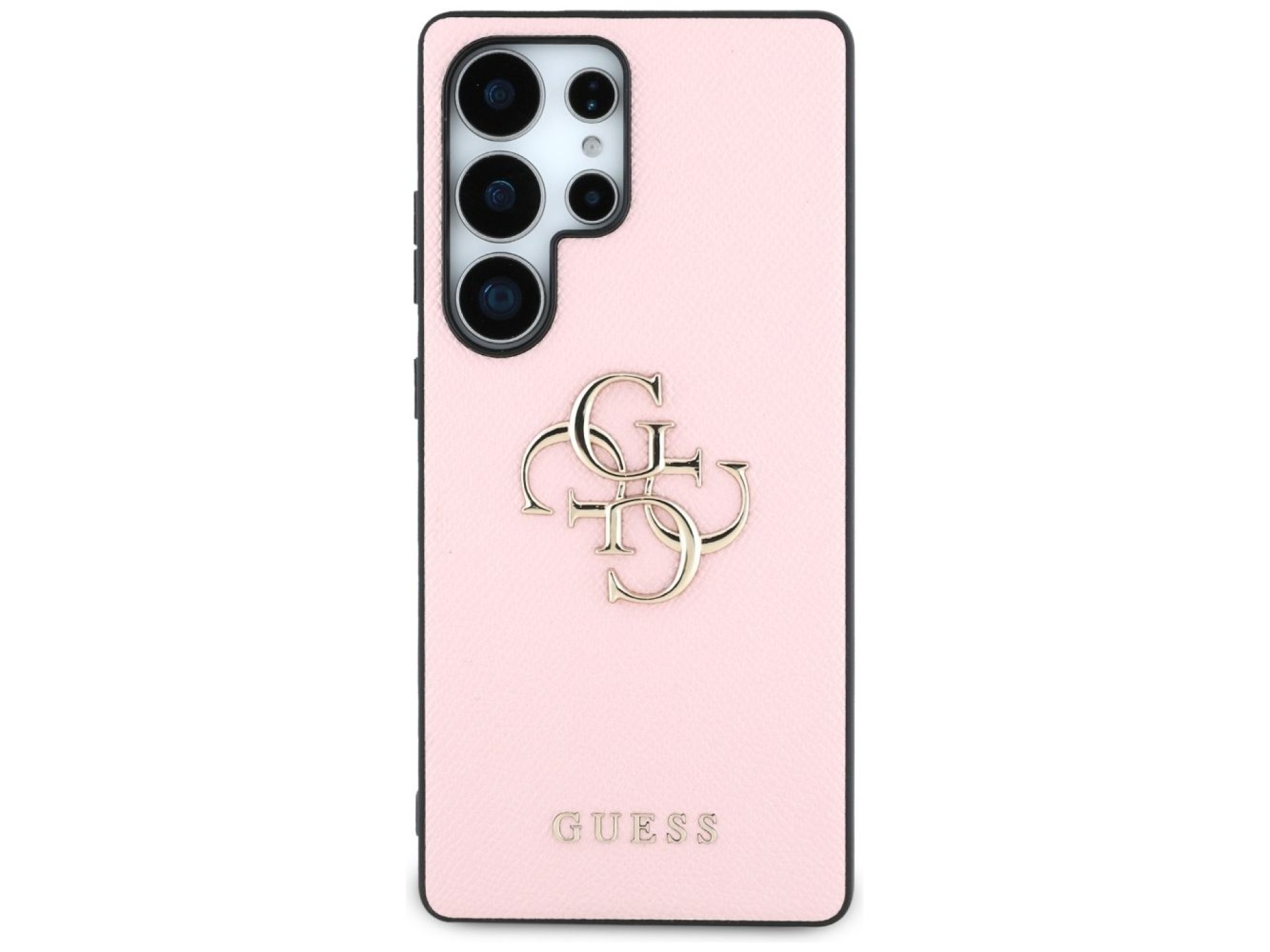 Funda Guess Grained Big 4G Logo Small Classic Logo para Samsung Galaxy S25 Ultra - rosa