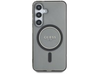 Guess Glitter Circle Classic Logo MagSafe case for Samsung Galaxy S25 - black Guess Glitter Circle Classic Logo MagSafe case for Samsung Galaxy S25 - black