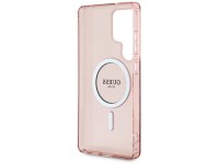 Guess Glitter Circle Classic Logo MagSafe case for Samsung Galaxy S25 Ultra - pink Guess Glitter Circle Classic Logo MagSafe case for Samsung Galaxy S25 Ultra - pink
