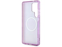 Guess Glitter Flowers Triangle Buttons MagSafe case for Samsung Galaxy S25 Ultra - purple Guess Glitter Flowers Triangle Buttons MagSafe case for Samsung Galaxy S25 Ultra - purple