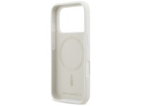 Karl Lagerfeld Silicone Karl Sketch & Logo MagSafe Case for iPhone 17 Pro - White Karl Lagerfeld Silicone Karl Sketch & Logo MagSafe Case for iPhone 17 Pro - White