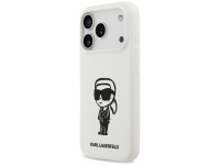 Karl Lagerfeld Silicone Karl Sketch & Logo MagSafe Case for iPhone 17 Pro - White Karl Lagerfeld Silicone Karl Sketch & Logo MagSafe Case for iPhone 17 Pro - White