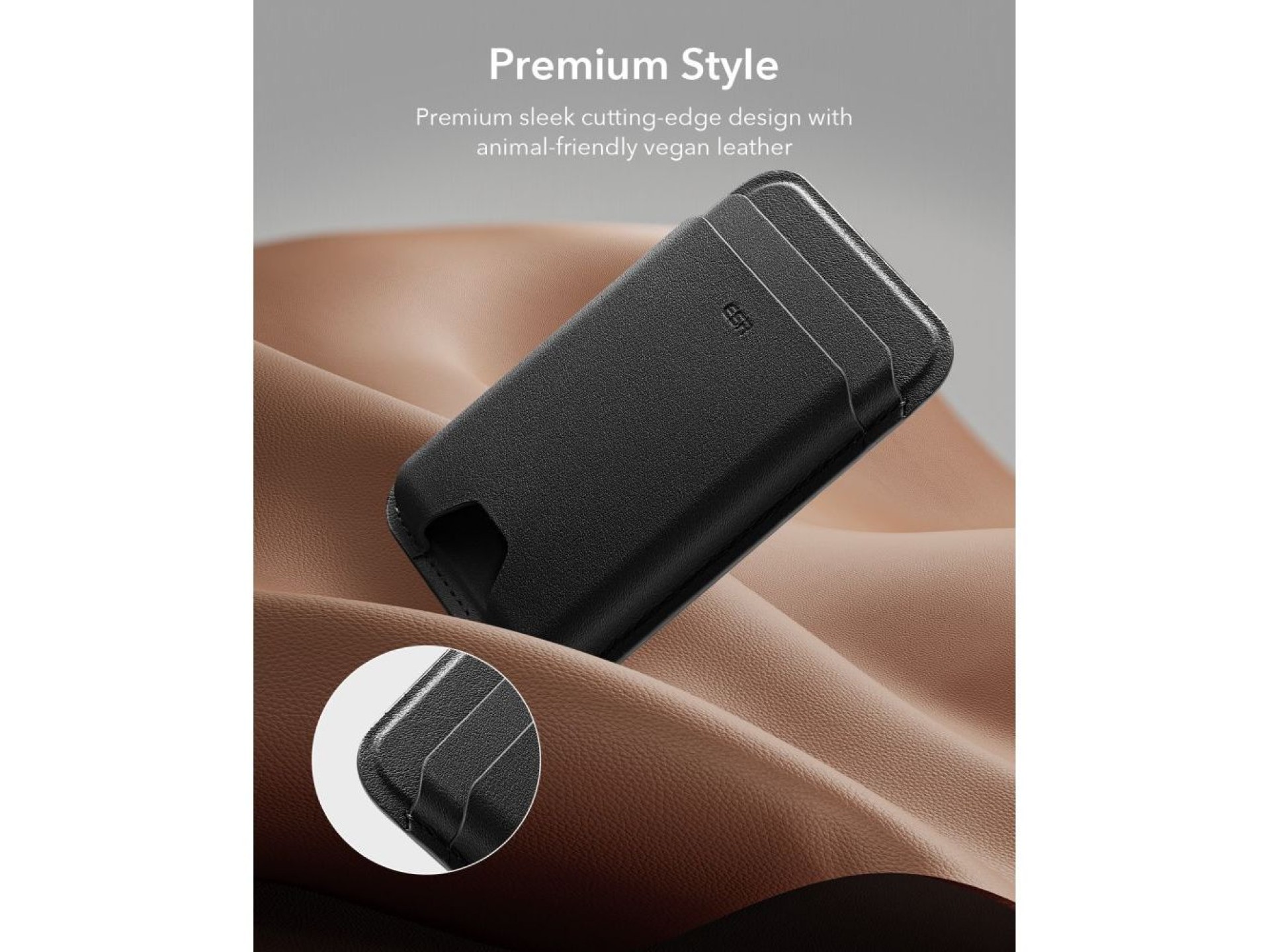 ESR Classic RFID Magnetic Wallet MagSafe for Phone - Black