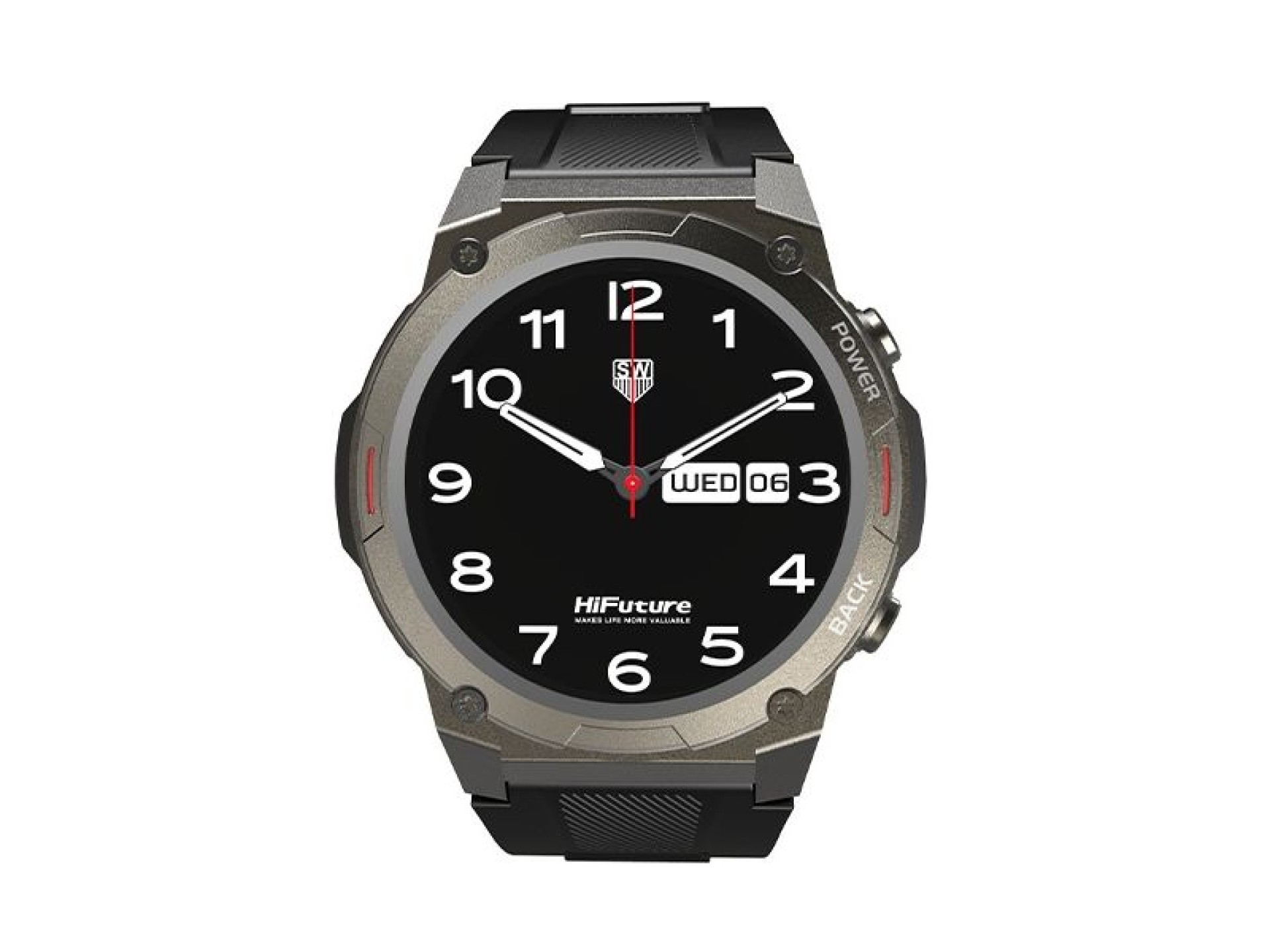 HiFuture FutureGo Mix2 Smartwatch - Black