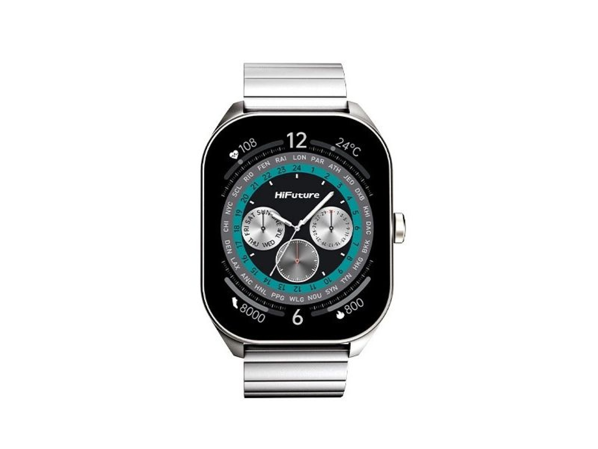HiFuture FutureFit APEX Smartwatch - Silver