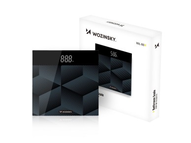 Wozinsky WAL-180 Bathroom Scale up to 180 kg Accurate - Black Wozinsky WAL-180 Bathroom Scale up to 180 kg Accurate - Black
