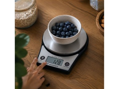 Balanza de cocina Wozinsky WAK-651 con pantalla LCD, hasta 5 kg - Negra Balanza de cocina Wozinsky WAK-651 con pantalla LCD, hasta 5 kg - Negra