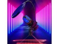 Microfone USB para jogos Wozinsky Studio com suporte RGB - Preto Microfone USB para jogos Wozinsky Studio com suporte RGB - Preto