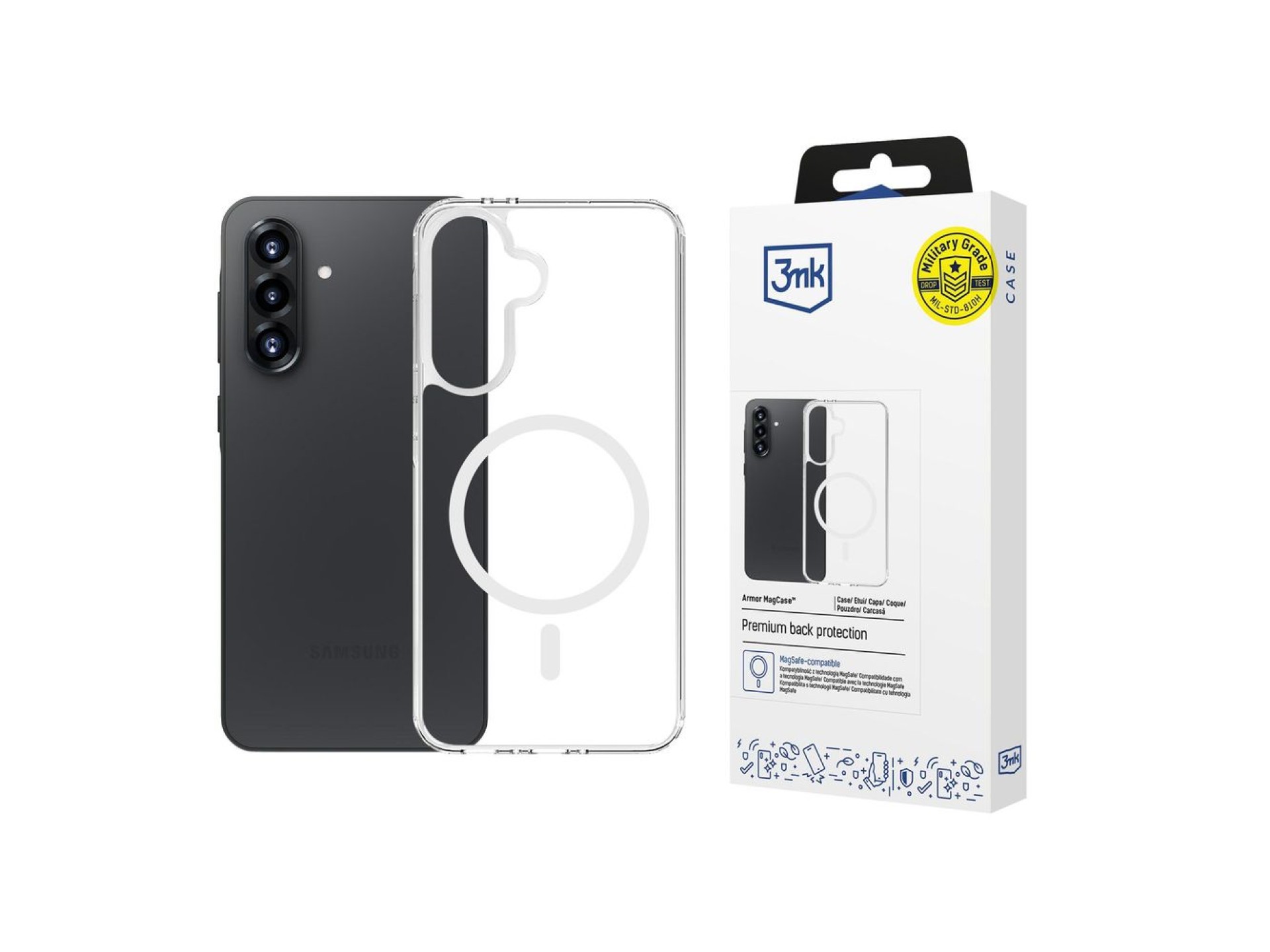 3mk Armor MagCase for Samsung Galaxy A27 5G - Transparent