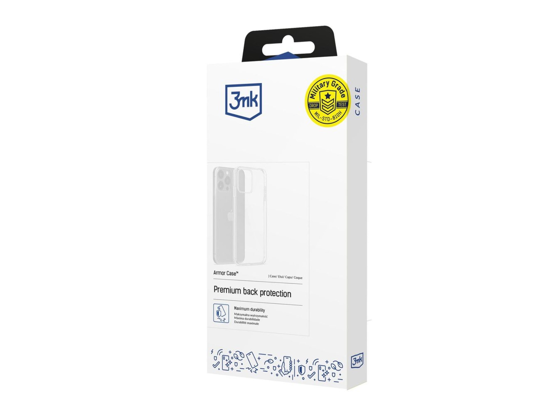 Capa protetora 3mk Armor para Apple iPhone 17 Air - Transparente