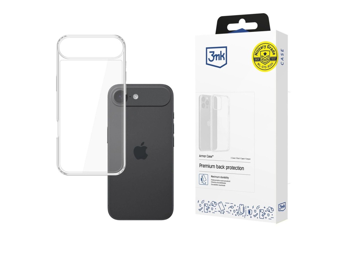 Funda protectora 3mk Armor para Apple iPhone 17 Air - Transparente