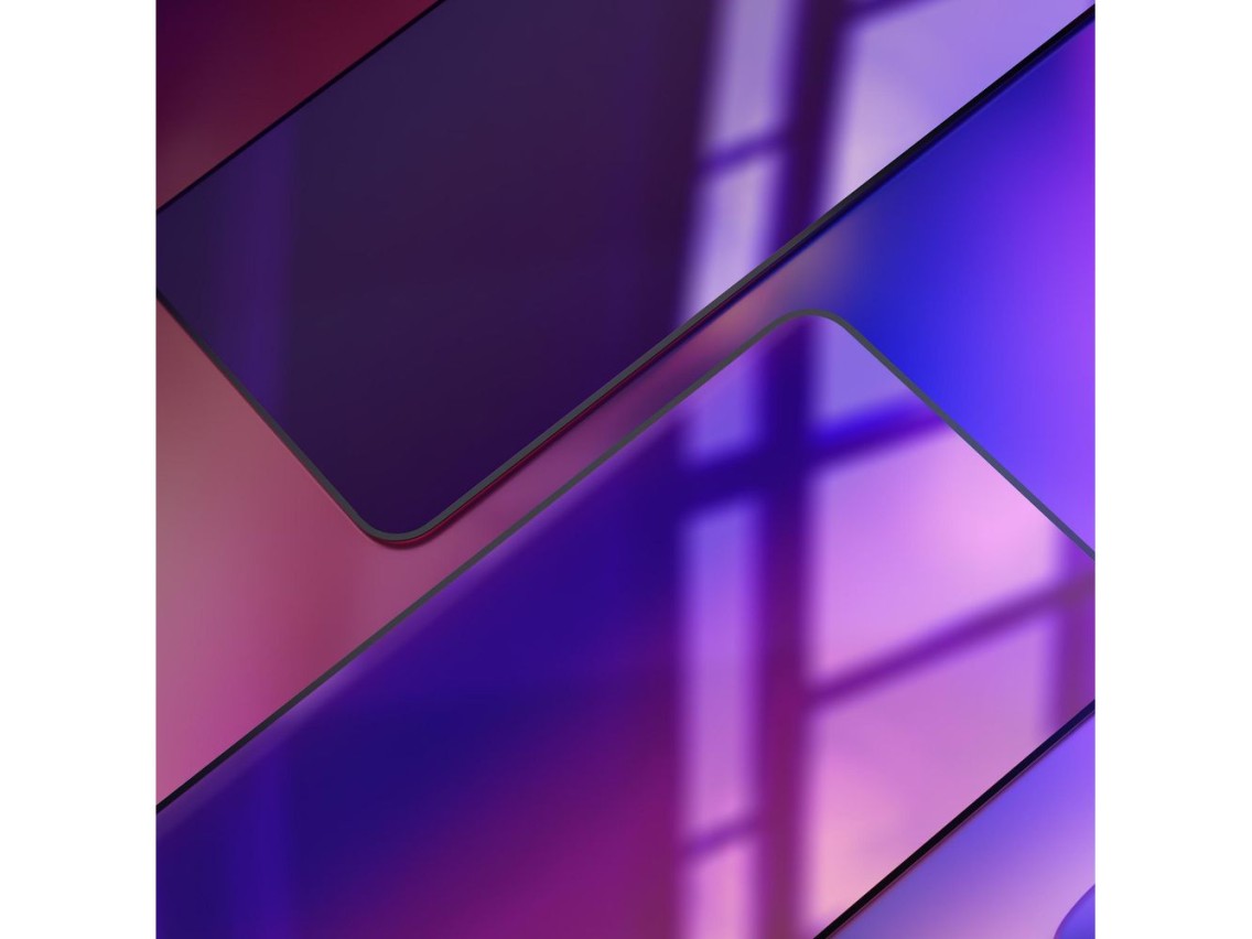 Película de vidro temperado 3mk Rainbow para privacidade do Apple iPhone 15 Pro Max