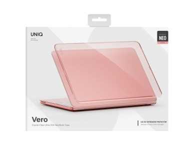 Uniq Vero Case for MacBook Neo - Translucent Pink