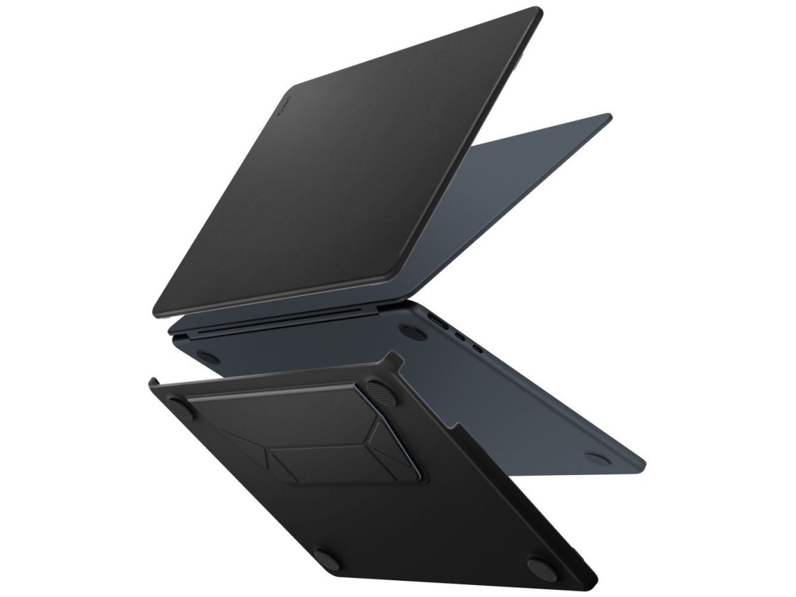 Capa Uniq Lyden Versa para MacBook Air 13" 2022 / 2024 / 2025 / 2026 - Preta